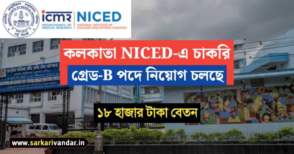 Kolkata NICED Recruitment 2023