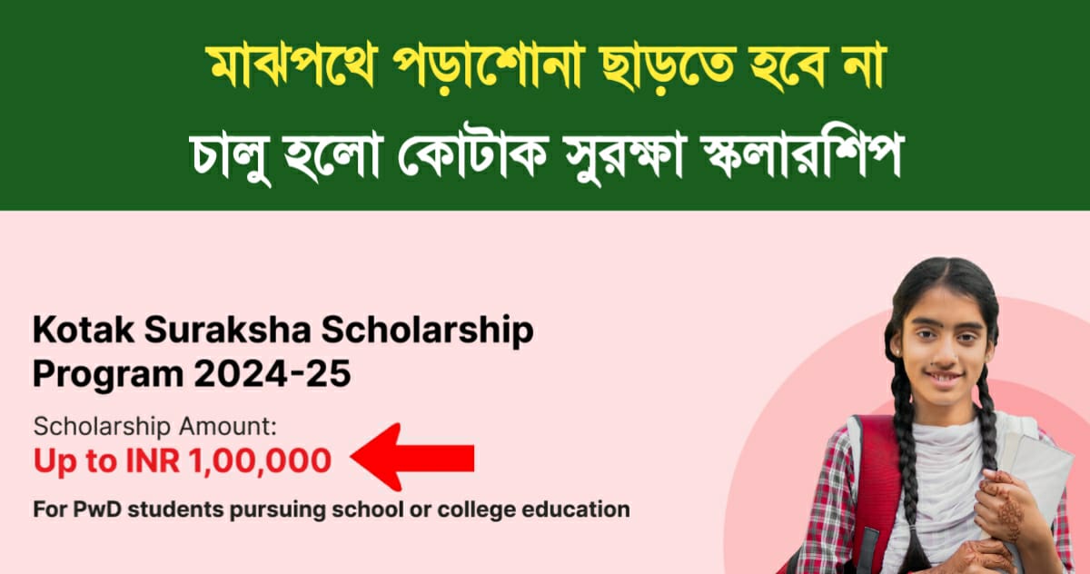kotak suraksha scholarship 2024